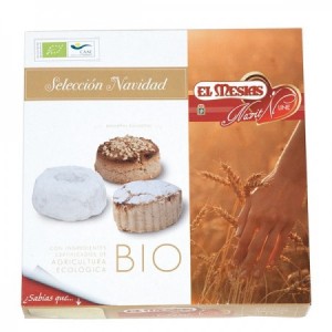 Selección de mantecados navidad bio 350 gr.