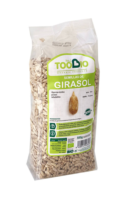 Semillas de Girasol bio 500 g - Herbolarios Dimam Online